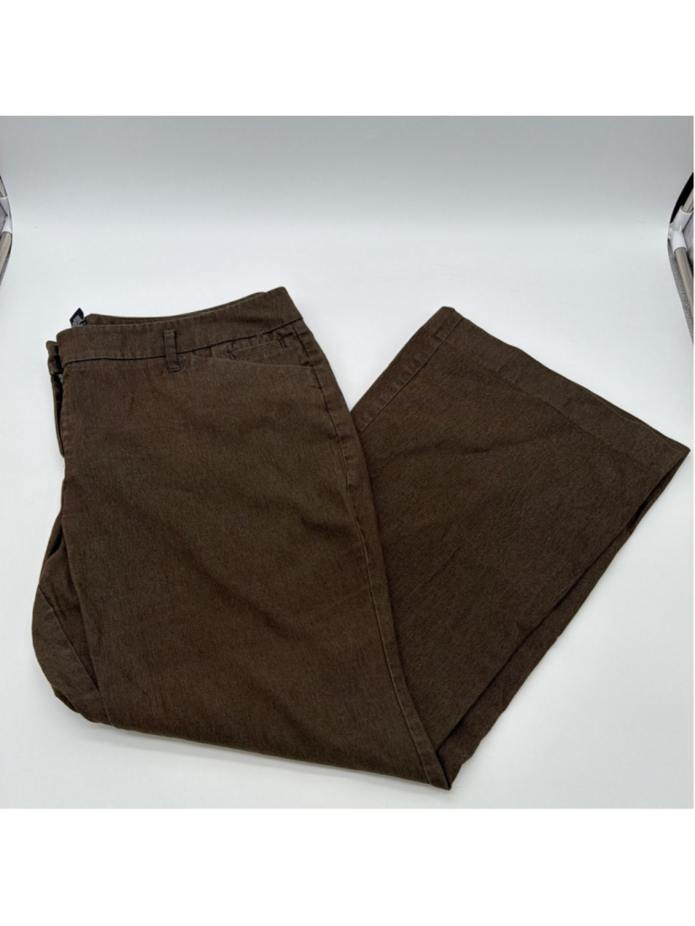 Women's New York & Company Brown Petite Trousers Size 16P
